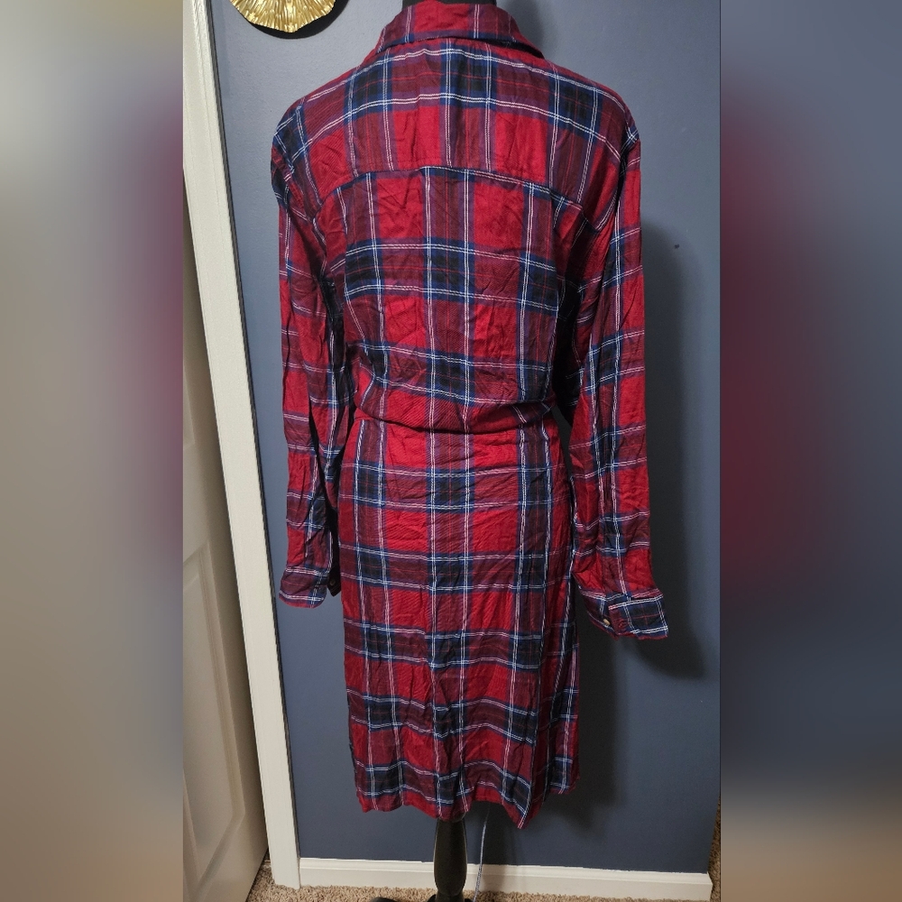 Old Navy Plaid Mini Shirtdress Plus Size 2X - Picture 3 of 7